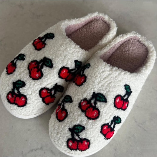 Little cherry slippers