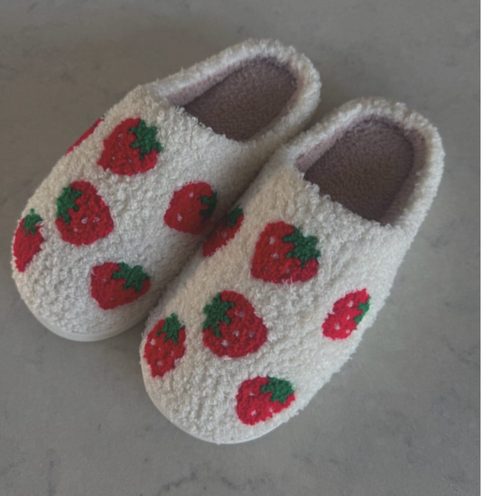 Strawberry slippers